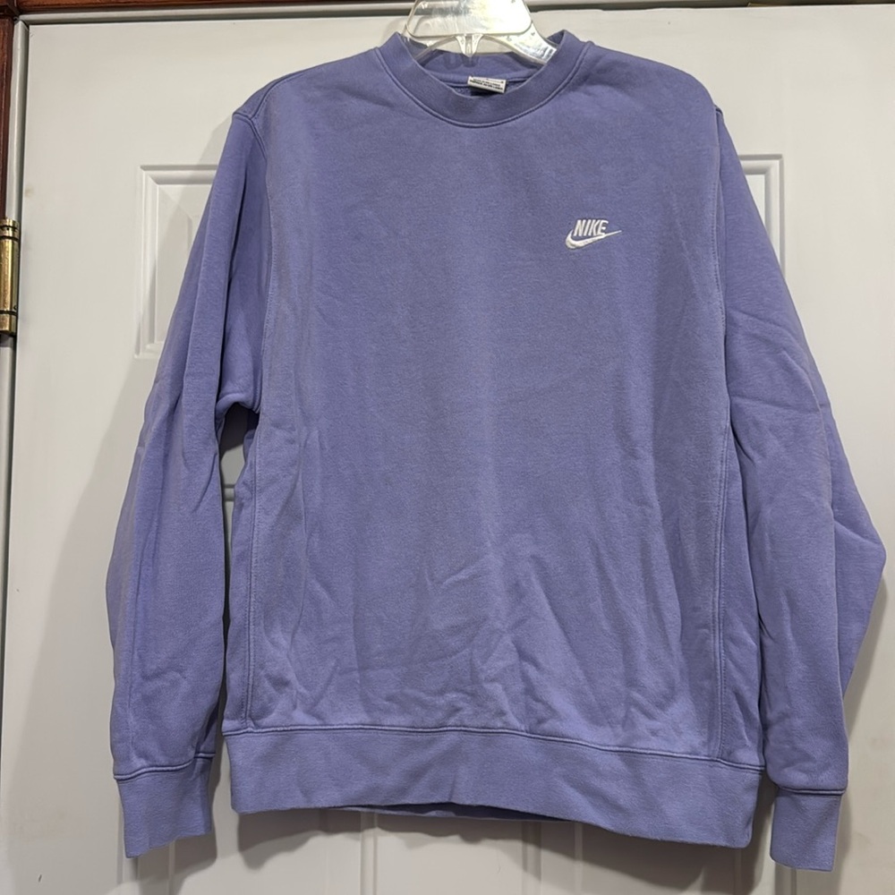 Nike Sportswear Club Fleece Crewneck Light Purple Size Medium Unisex